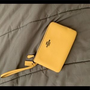 Yellow Coach wristlet